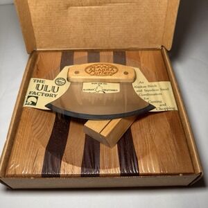 Chopping Bowl Ulu Knife Made In USA, New In Box Stainless Steel